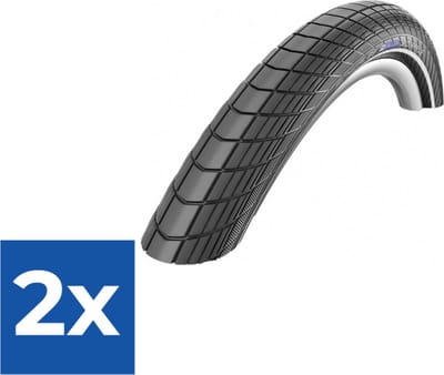 Schwalbe Buitenband Big Apple R 28 X 2.15 (55-622) Zwart - Voordeelverpakking 2 stuks