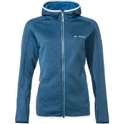 VAUDE Women's Valsorda Fleece Hoody, Jas, outdoorjas, met kap, fleece, Dames, Outdoorjas
