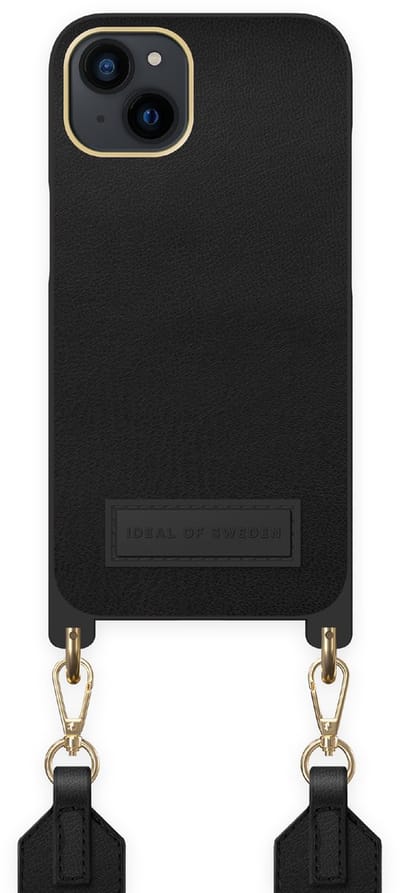 ideal of sweden athena necklace case geschikt voor Apple iphone 13/14 black