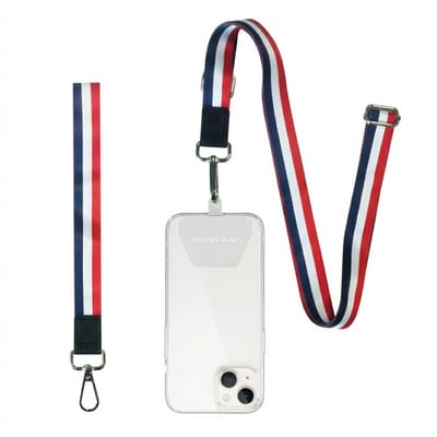imoshion Universeel verstelbaar telefoonkoord + polsbandje - Telefoon Ketting - GSM Koord - Meerkleurig