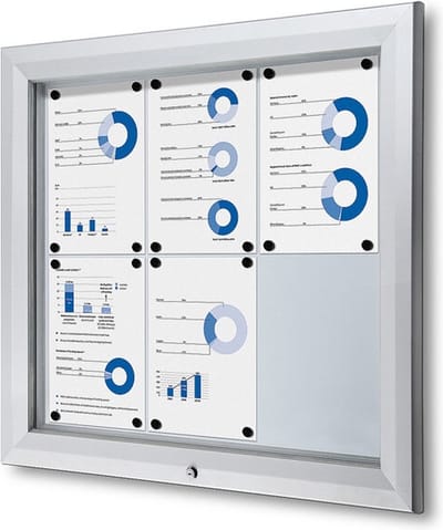 Vergrendelbaar Notitiebord Outdoor SCT 6 X A4 - Syna SCT6XA4PH - Horeca & Professioneel