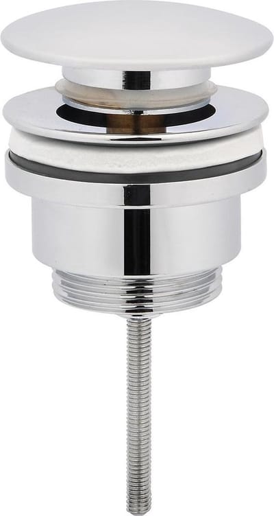 Diamond Line Diamond - Afvoerplug Wastafel - Clickwaste - Laag - 5/4 - Chroom