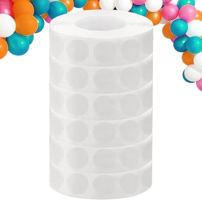 3000 Stuks Dubbelzijdige Plakband voor Ballonnen, Afneembare Plakdots, Ideaal voor Feesten en Decoraties