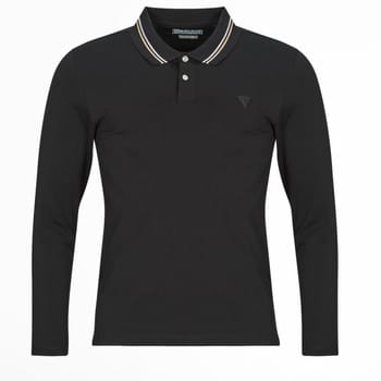 GUESS Oliver Ls Polo Jet Black A996 Taglia: S | Maglie a manica lunga Outlet | Uomo | Nero