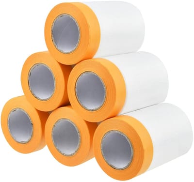 Stofdichte Folie - Beschermfolie Rollen - Muren Afdekken - PE Materiaal - 6 Rollen - Transparant