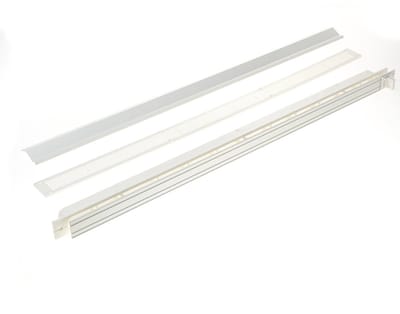 Ventilatierooster Fresh 101 HG wit compleet, 695x41x24 mm (lxhxb)