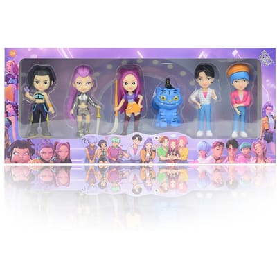 100% NEUF Kpop Devil Hunter Rumi Zoe Mira anime polychlorure de vinyle collection de personnages bibelots de bureau Cadeau du Nouvel An pour enfants