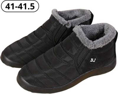 Livano Antislip Sneeuwboots - Snowboots - Wintersport Sneeuwschoenen - Ski Gadgets Voor Heren - Maat 41-41.5 - Zwart