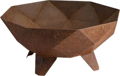Buitenspeel Koning Vuurschaal Cortenstaal 60 cm Polygon