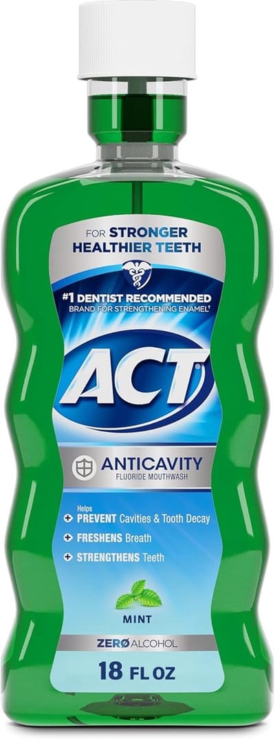 ACT – Anticavity Mondspoeling – Alcoholvrij – Met Fluoride – 532 ml