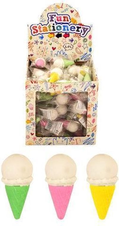 84 Stuks - IJsjes Gummen - Model: IJsjes - In Traktatiebox - Uitdeelcadeautjes - Gum - Gum - Traktatie kind - Jongens - Meisjes
