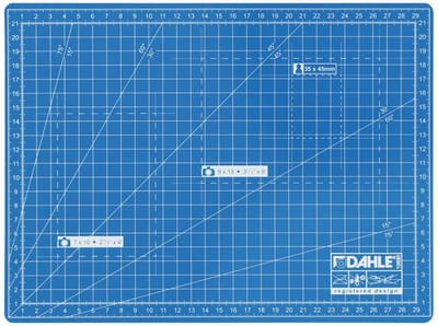 Dahle KNIFE MAT 22x30cm Snijmat Blauw