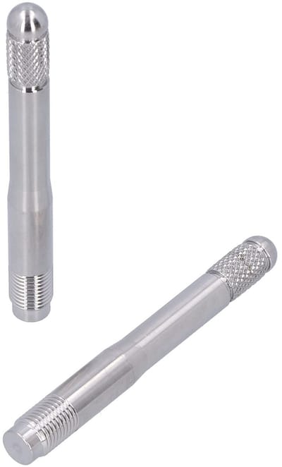 Dailygoods- Wielbouten 2 Stuks - Uitlijningspennen - Wielmontagegids M14 x 1,5 - Roestvrij Staal - Duurzaam Gereedschap - Voorkomt Schade aan Wielen