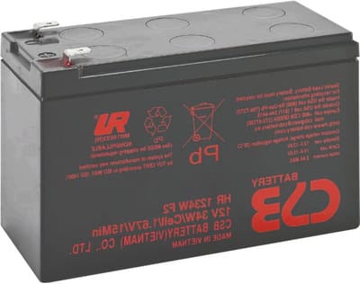 Oplaadbare Batterij - Verzegeld Loodzuur - Energie Opslag - Hoge Capaciteit - 12 Volt - Zwart