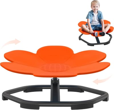 NAIZY draaistoel voor kinderen voor sensorische autisme training balansbord sensorisch speelgoed coördinatie & evenwicht, voor 3-9 jaar en ouder