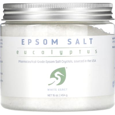 Epsomzout, Eucalyptus, 454G(16oz) white