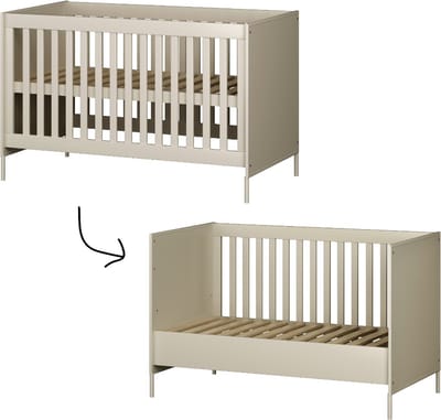 Born Lucky ® Meegroei Ledikant Belmond Clay 70 x 140 cm