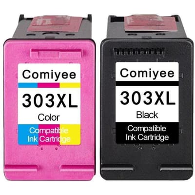2 Cartouches d'encre Compatibel voor HP 303 XL 303XL Compatibel voor ENVY Photo 6200 6220 6230 6232 6234 7130 7134 7830 7834 Tango X