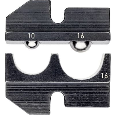 97 49 16 Krimpinzetstuk Geïsoleerde kabelschoenen, Geïsoleerde connectoren (male) 10 tot 16 mm² Geschikt voor merk Knipex 97 43 200, 97 43 E, 97 43 E