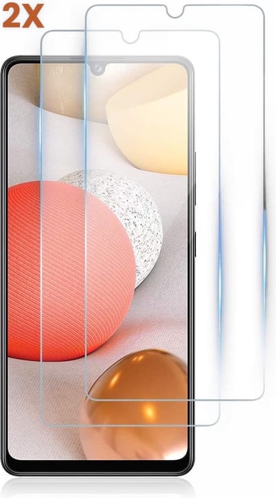 AziLine Screenprotector 2X geschikt voor Samsung Galaxy A42 5G - 9H Luxe Tempered Glas 2X Bescherming A42 - Premium Kwaliteit Glas Schermbescherming geschikt voor Samsung Galaxy A42