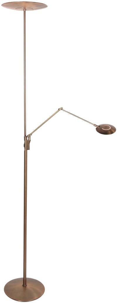 Steinhauer Exclusive - vloerlamp - Zenith2 - brons - kunststof metaal - design lamp - LED - 4390BR