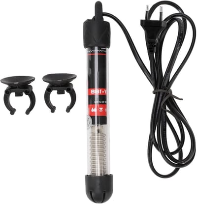 Dompelbare Aquariumverwarmer met Thermostaat en Zuignappen voor Efficiënte Energiebesparing (50W) - Ideaal voor Glazen Aquaria en Optimale Temperatuurregeling