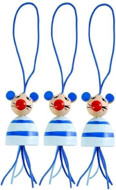 10x Grote geluks muistjes (3cm) | Gelukspoppetjes