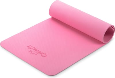 Queenfit® Yogamat 0,5cm - 181x61cm - Trainingsmat voor Pilates, Yoga & Fitness - Antislip Yoga Mat - Waterdicht