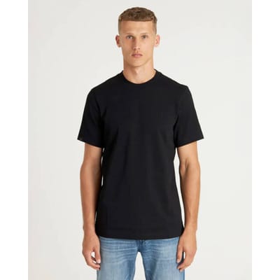 CHASIN' Shirt Heren - Regular Eenvoudig T-Shirt - Brace - Zwart