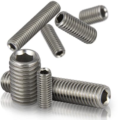 Set Schroeven - Draadpennen Cone - Bevestigen Meubels - Roestvrij Staal - M10 x 130 mm - Zilverkleurig