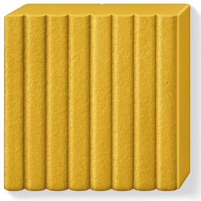 Fimo klei soft Leather oker geel 8010-179