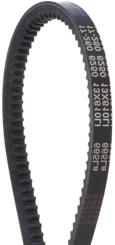 Getande V-riem - Aandrijfriem Ruwe Rand - Krachtoverbrenging - EPDM Materiaal - 610 mm Binnenomtrek - Zwart