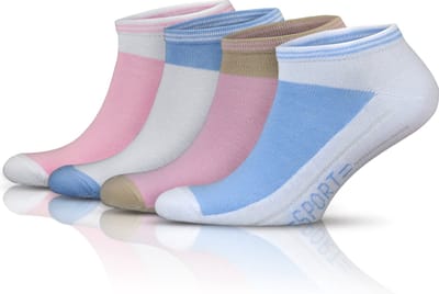 8 Paar Comfortabele Sneakersokken van Katoen-GoWith Sportsokken-35-38