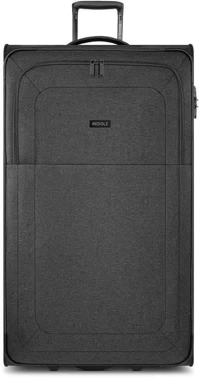 Redolz Essentials 12 2 wielen Trolley XL 90 cm - Zachte bagage - TSA slot - black