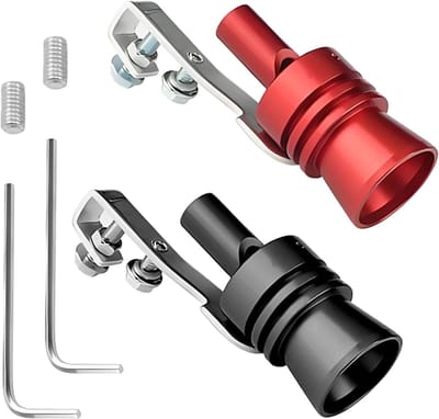 Turbo Whistle Set van 2 Stuks voor Auto's - Geluidsversterker voor Sportauto's, Uitlaatgeluid en Turbo Effect voor Alle Voertuigen