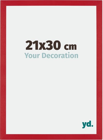 Your Decoration - Fotolijst 21x30 cm - MDF - Rood - Mura