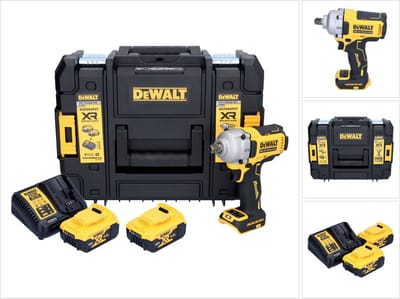 DeWalt DCF 892 P2T Cl choc 18 V 813 Nm 1/2'' Brushless + 2x batterie 5,0 Ah + chargeur + TSTAK