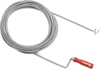 Afvoerreiniger - Ontstopper - Verstopping Verhelpen - Spiraalvormige Punt - 7 Meter - Zwart