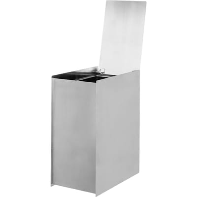 Ferm Living - Sama afvalbak - zilver