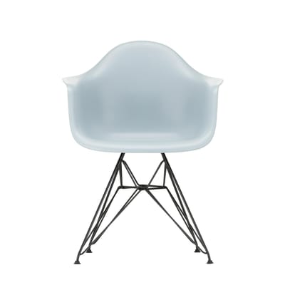 Vitra - DAR Eames Plastic Armchair - ijsgrijs RE - zwart - blauw