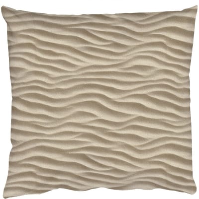 Sierkussens - Kussentjes Woonkamer - 50x50 cm - Zand - Golven - Beige