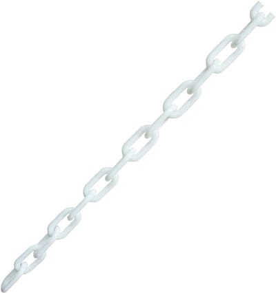 Veilige Plastic Ketting voor Parkeerbeveiliging en Decoratieve Tuinafscheidingen, 6 mm x 5 m, Diverse Kleuren beschikbaar