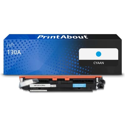 PrintAbout huismerk Toner 130A (CF351A) Cyaan Geschikt voor HP