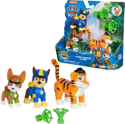 Spinmaster PAW Patrol Jungle Pups Hero Pups Chase,Tracker, Tiger Speelfiguren & personages