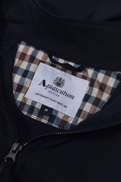 Aquascutum Coach Jacket Marineblauw