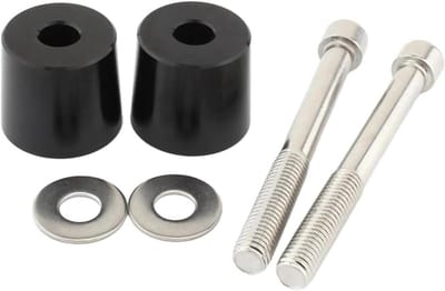 Stuurverhogers Motorfiets - Stuurverhoger adapter - Comfortabeler rijden - Aluminiumlegering - 2 stuks - Zwart