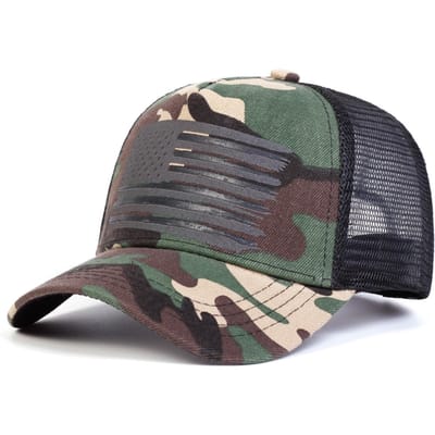 Unisex Amerikaanse Vlag Print Baseball Net Caps Lente En Zomer Buiten Verstelbare Casual Hoeden Zonbescherming Hoed gray