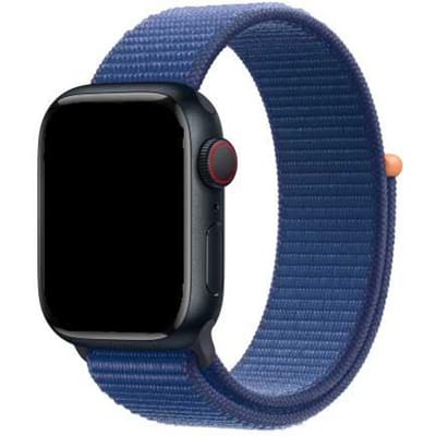 2+1 | Apple Watch Bandje Nexora - Geweven - Nylon - Oceaanblauw