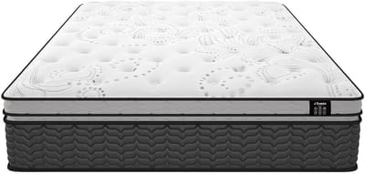 Vente-unique Matras 200 x 200 cm hybride pocketveren en geïntegreerde topper dikte 30cm - GAMIANI van YSMÉE L 200 cm x H 30 cm x D 200 cm