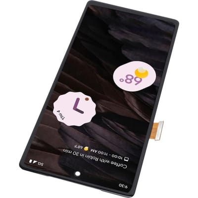 Remplacement d'écran pour Pixel 7A 5G GWKK3 GHL1X G0DZQ G82U8 6,1 pouces AMOLED Écran tactile de téléphone black